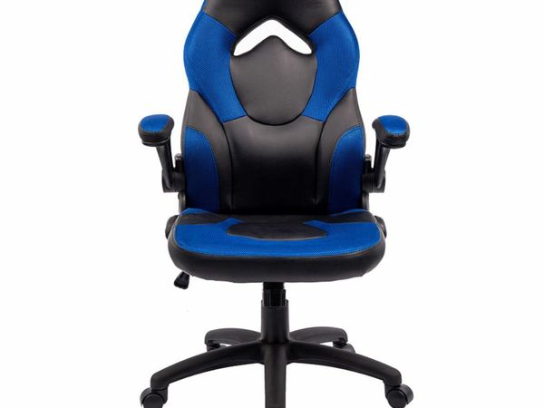 GAMING CHAIR RACING STYLE WITH CAMOUFLAGE/PU/MESH MATERIAL REVERSIBLE ARMREST WIDENED SEAT AND HIGH BACK DESIGN FOR HOME OFFICE