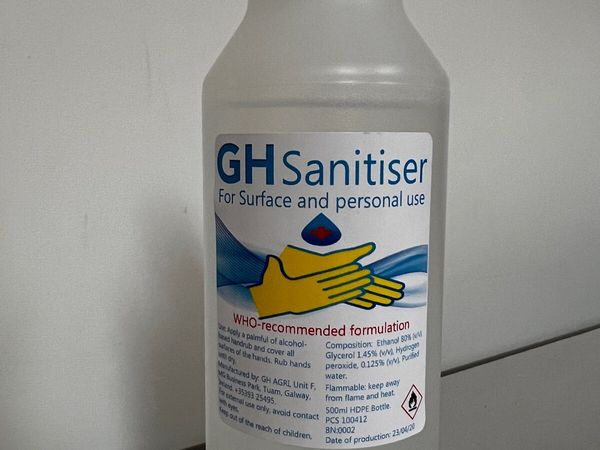 Sanitiser - hand and surface