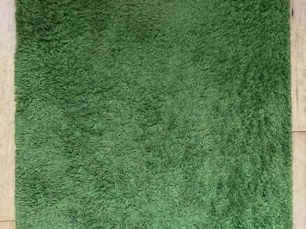 Small Green Rug from Ikea
