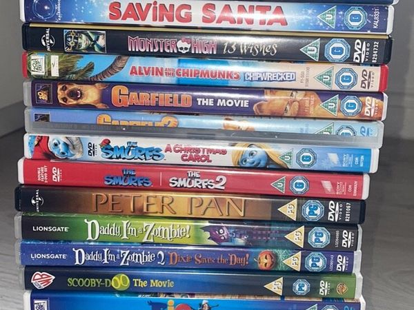 U and PG rated DVD’S bundle for kids