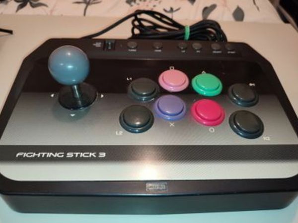 Sony Playstation 3 Hp3 Hori Fighting Stick Joystick Fight Arcade Wired