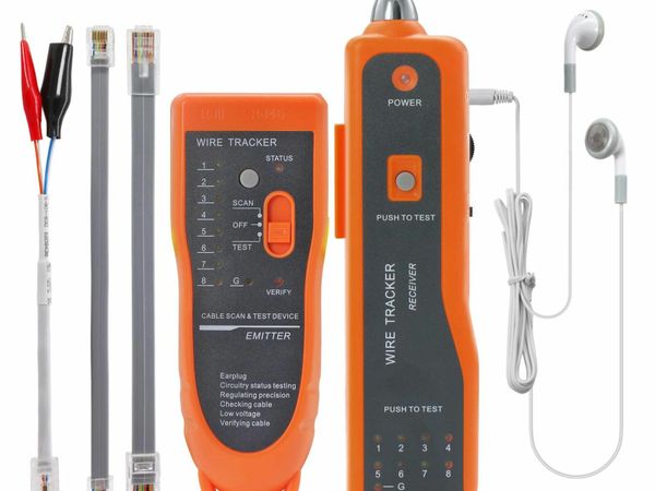 Wire Tester RJ45 RJ11 Cable Tracker Line Finder Multifunction