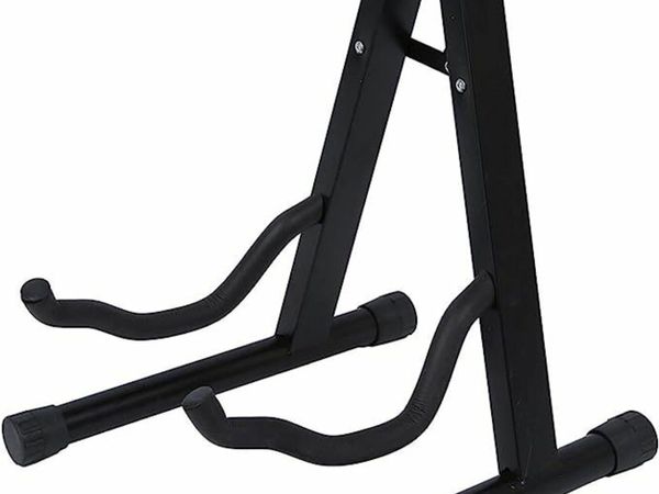 Guitar Stand a Frame Foldable Universal Fits All Guitars Acoustic Electric Bass Stand a (Guitar Stand)