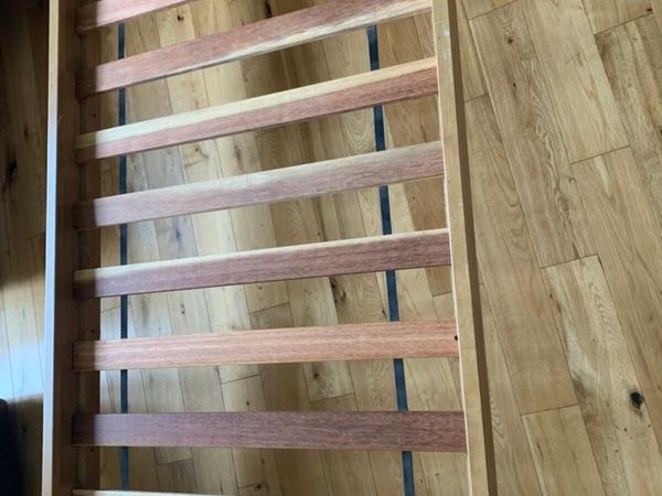 Pine wood bed frame
