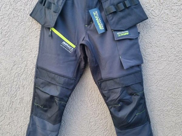 Impact soft-shell work trousers all sizes
