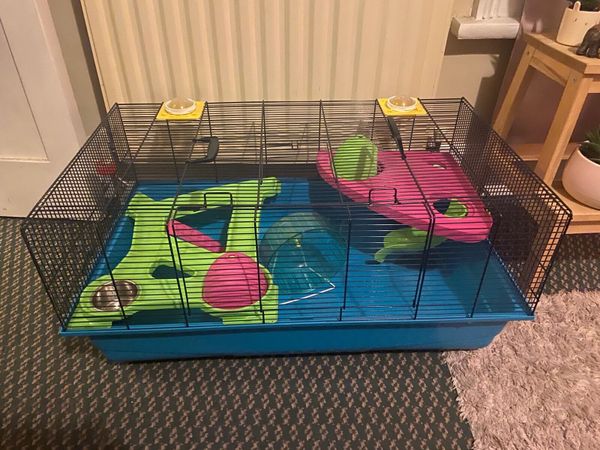 Large Hamster Cage and Accessories