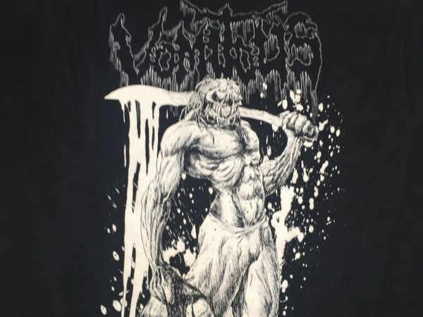 Vomitous. Band T-Shirt. Black. Size: XL. Dark Metal.