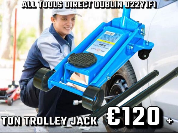 Heavy duty 3 ton garage trolley jack