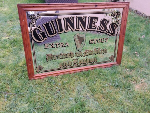 Extra large Guinness mirror