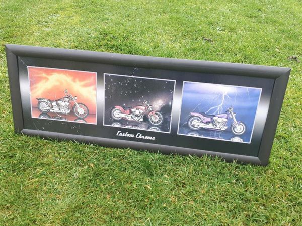 Framed Motorcycle Pictures