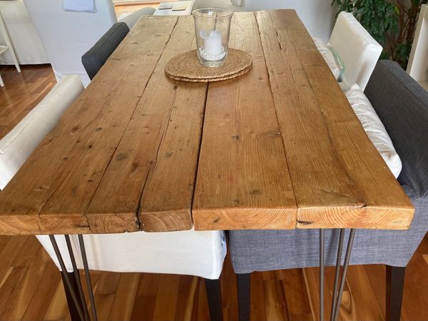 Rustic Handmade Wooden Dining Table