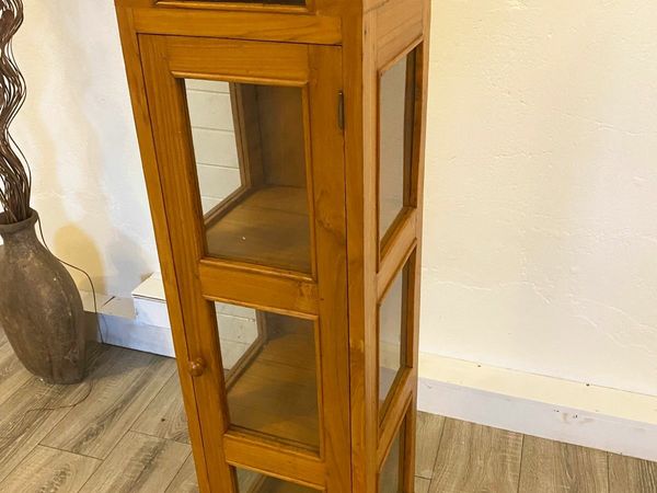 GLASS WOODEN CABINET