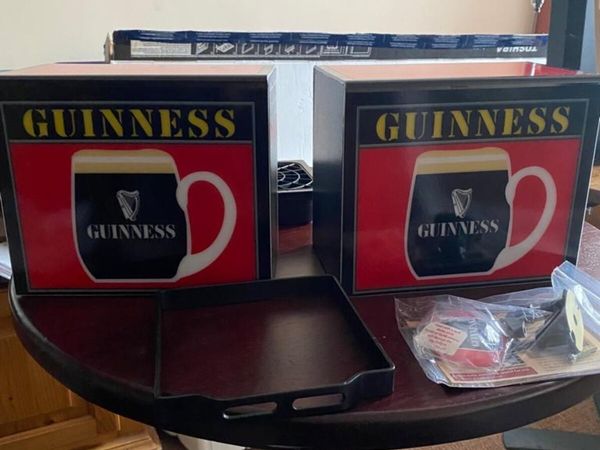 2 vintage Guinness tap boxes