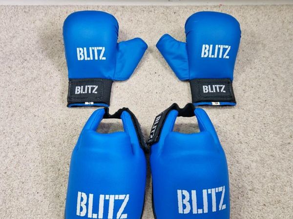 Blitz Karate Mitts/ Gloves & Foot Guards/ Pads