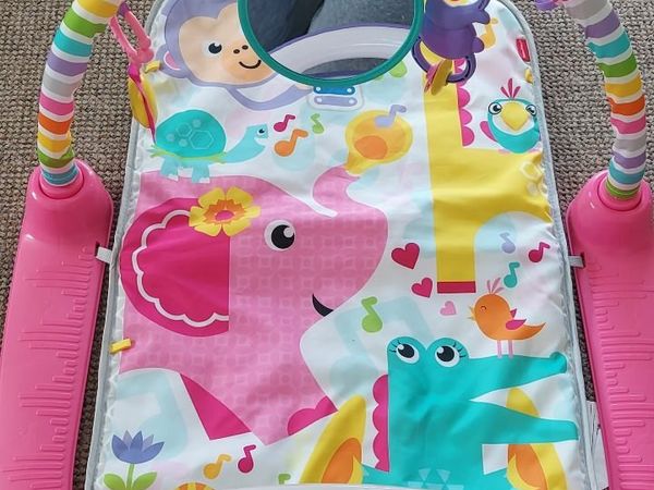 Fisher-Price Piano Baby Play Mat and Play Gym Pink