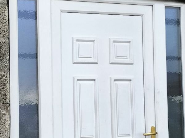 Pvc front door and frame