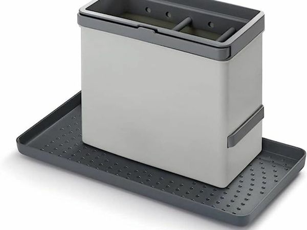Tidy-Tex Kitchen Sink Organiser, Grey, 24 X 13 X 14 Cm