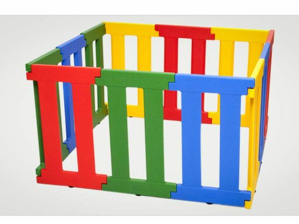 Colourful playpen