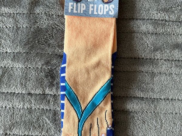 Brand new flip flop funny socks. UK sizes 5-11