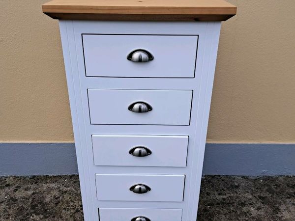 New tall  boy  chest of drawers