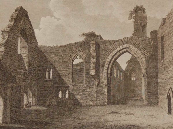 Strade Abbey County Mayo 1797 Antique Print
