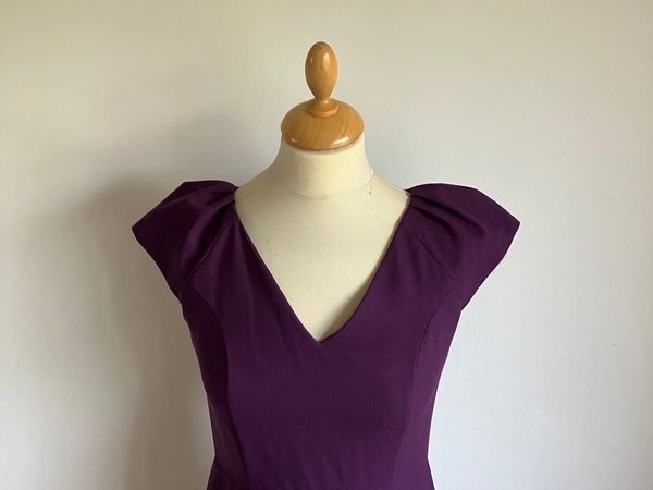 Purple tailored dress
