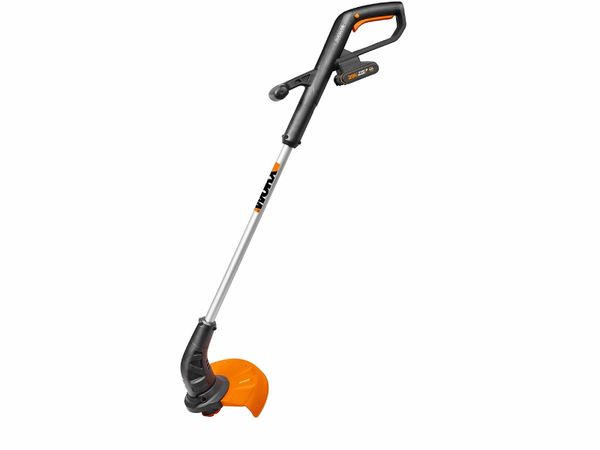 WORX WG157E 18V (20V Max) Cordless Grass Trimmer, Strimmers, Line Strimmer Edge Cutter with battery & charger