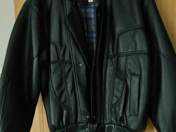 Men's XL leather type jacket