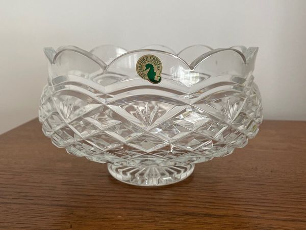 Waterford Crystal 8” Footed Bowl