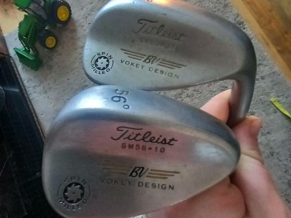 Titleist vokey wedge 56 and 60 degree.