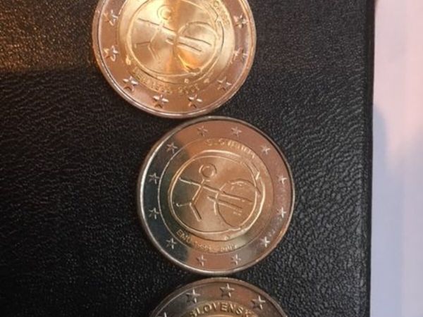 2 Euro Coins (10 Years of European Monetary Union)