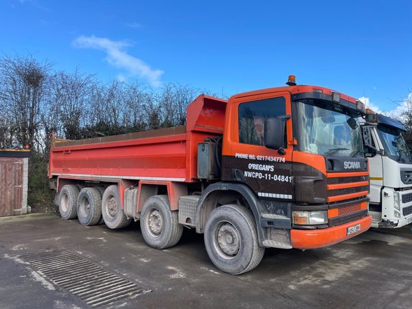Scania 114 8x4 tipper wanted