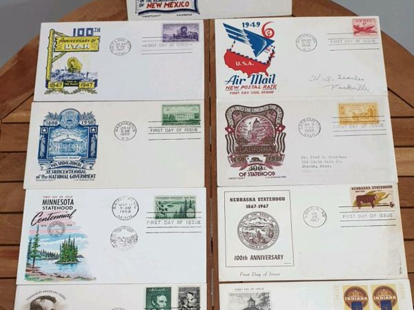 USA FDCs with Illustrated Cachets