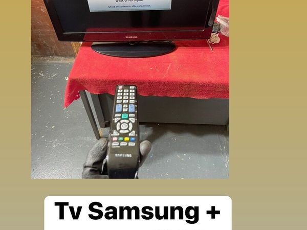 Samsung tv + remote €100