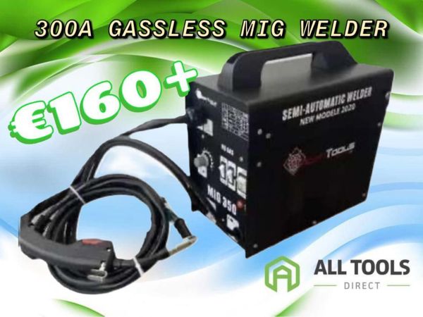 Compact gasless mig welding kit