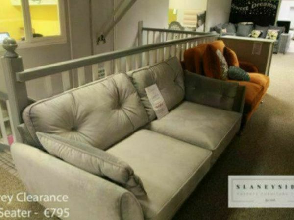 Grey Clearance Sofa