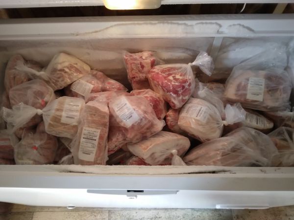 Free range frozen meat