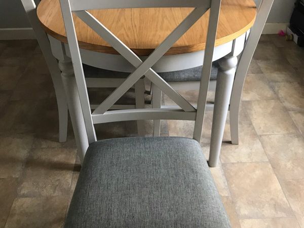 Table and six chair