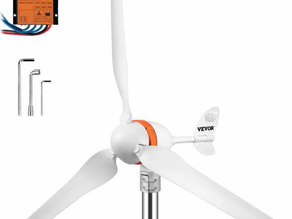 Wind Turbine Generator, 12V/AC Wind Turbine Kit, 400W Wind Power Generator With MPPT Controller 3 Blades