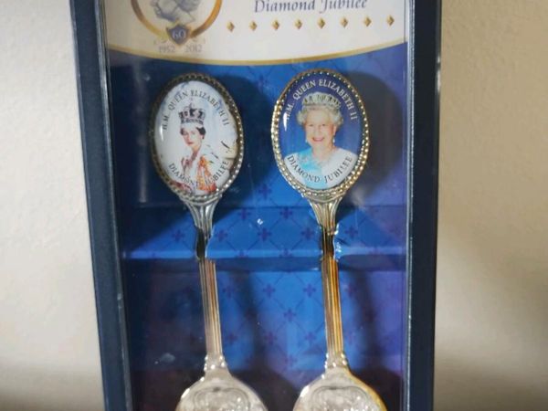 Silver Plated Queen Elizabeth Spoons