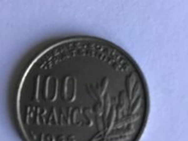 Old France coin 100 Francs (1955)