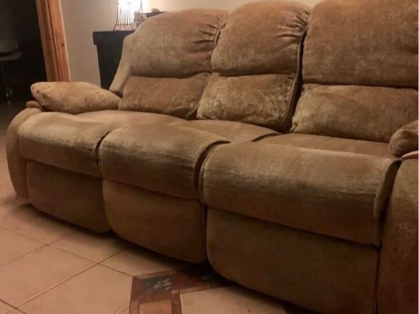 Electric reclining sofa just professionally cle