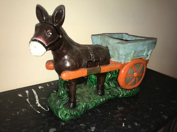 Garden Planter - Donkey and Cart