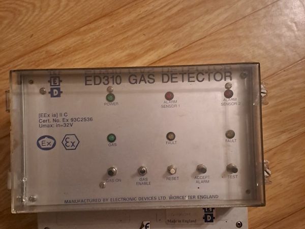 Gas alarm/detctor unit