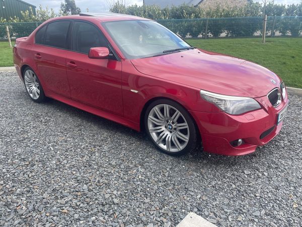2008 BMW 535 IMOLA RED FACTORY SUNROOF