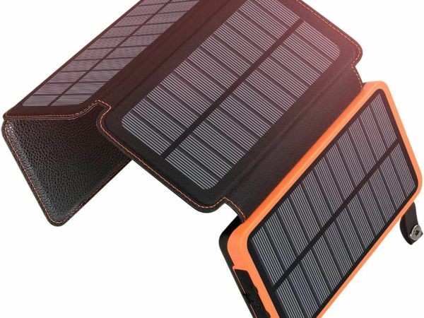 Solar Charger Power Bank - 25000mAh Fast Charging Portable Charger