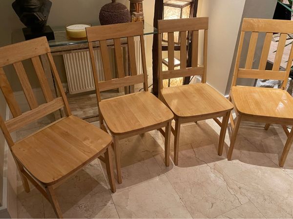 4 x Modern Matching Kitchen Dining Chairs