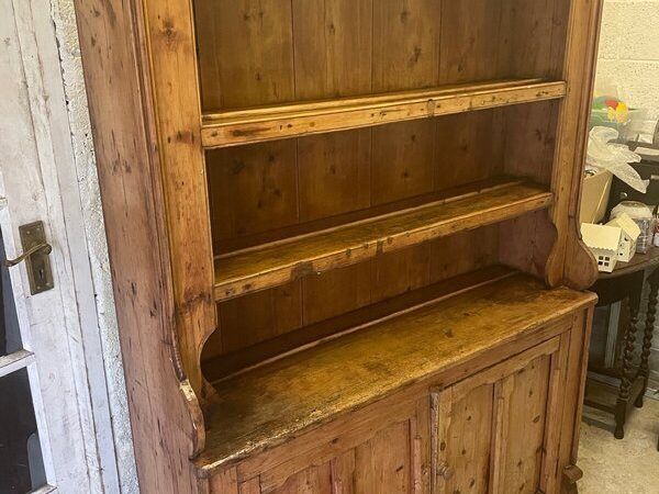 Antique solid pine kitchen dresser