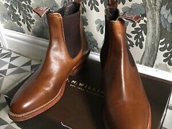 (NEW) R.M. Williams Lady Yearling Leather Boots UK 5.5 EU 38.5