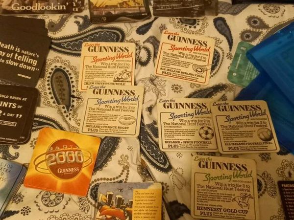 Vintage Guinness beermats/coasters